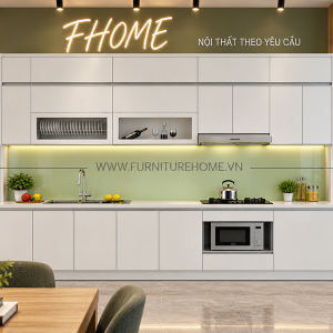 Tu Bep Go Cong Nghiep Dep Tai Showroom Fhome