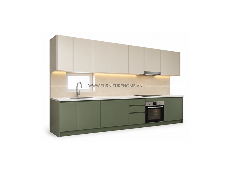 Tu Bep Mdf Loi Xanh Fhtbcn004 Tu Bep Mdf Loi Xanh Fhtbcn004