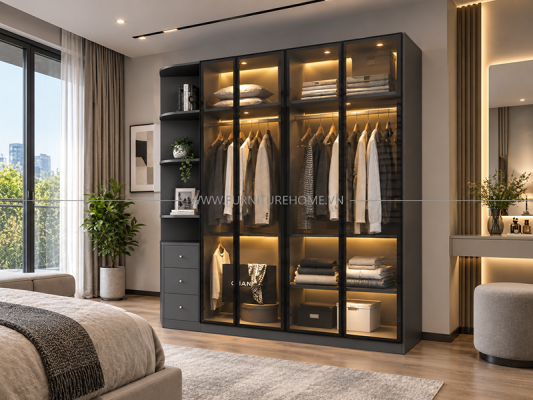 Tủ + Quần + áo + 1m8 + Cánh + Kính +fhtack407 (3)
