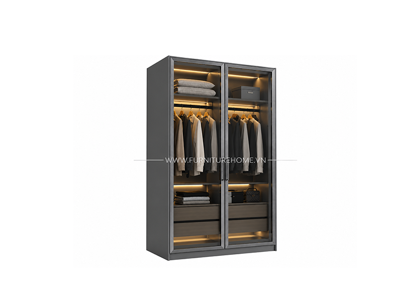 tủ quần áo kính 1m chất liệu MDF tủ quần áo kính 1m chất liệu MDF