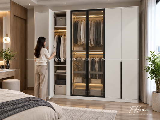 Các Loại Gỗ Công Nghiệp Dùng Cho Tủ áo Kính Gỗ Sang Trọng