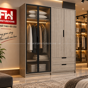 Quy Trình Sản Xuất Tủ Quần áo Nội Thất Tại Fhome