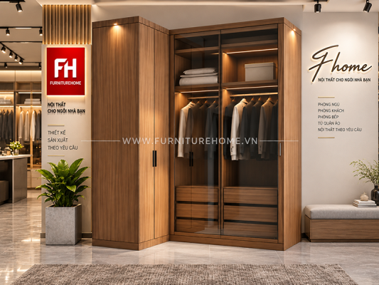Tủ Cánh Kính L đẹp Giá Rẻ