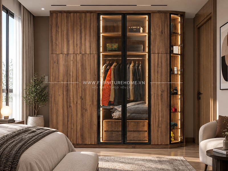 Tủ áo Trưng Bày Cánh Kính Giá Rẻ Tủ áo Trưng Bày Cánh Kính Giá Rẻ