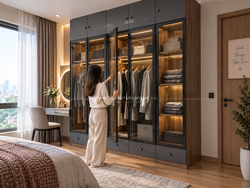 Bảng Màu Cửa Kính Tủ Quần áo Bảng Màu Cửa Kính Tủ Quần áo