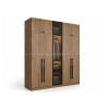 Tủ Quần áo Kính Gỗ Hiện đại Fhtckcg010