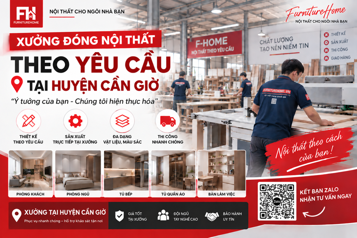 Xưởng đóng Nội Thất Tại Huyện Cần Giờ