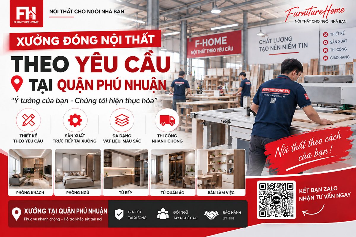 Xưởng đóng Nội Thất Tại Quận Phú Nhuận