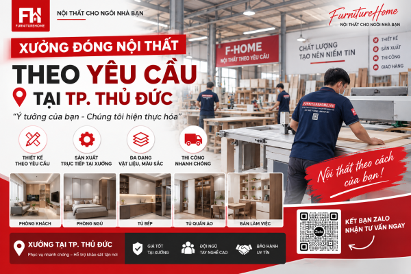 Xưởng đóng Nội Thất Tại Thủ đức